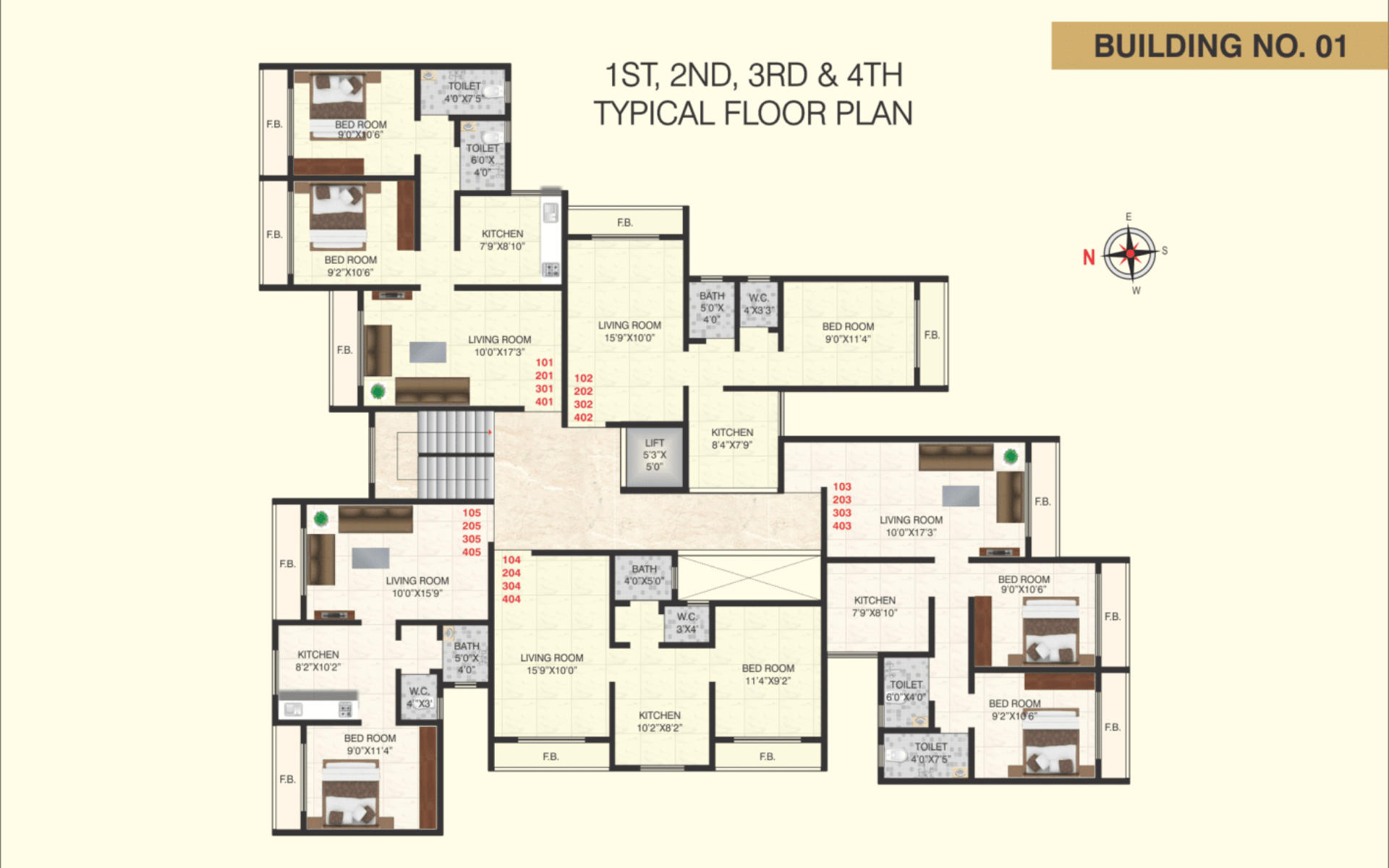 VUB Group Apartment Blueprint